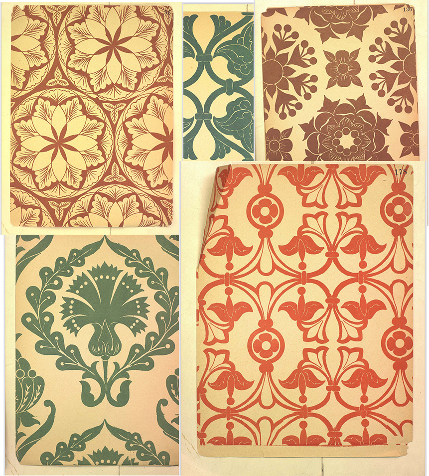 Примеры страниц альбома Писарева с орнаментами. Фото из личного архива