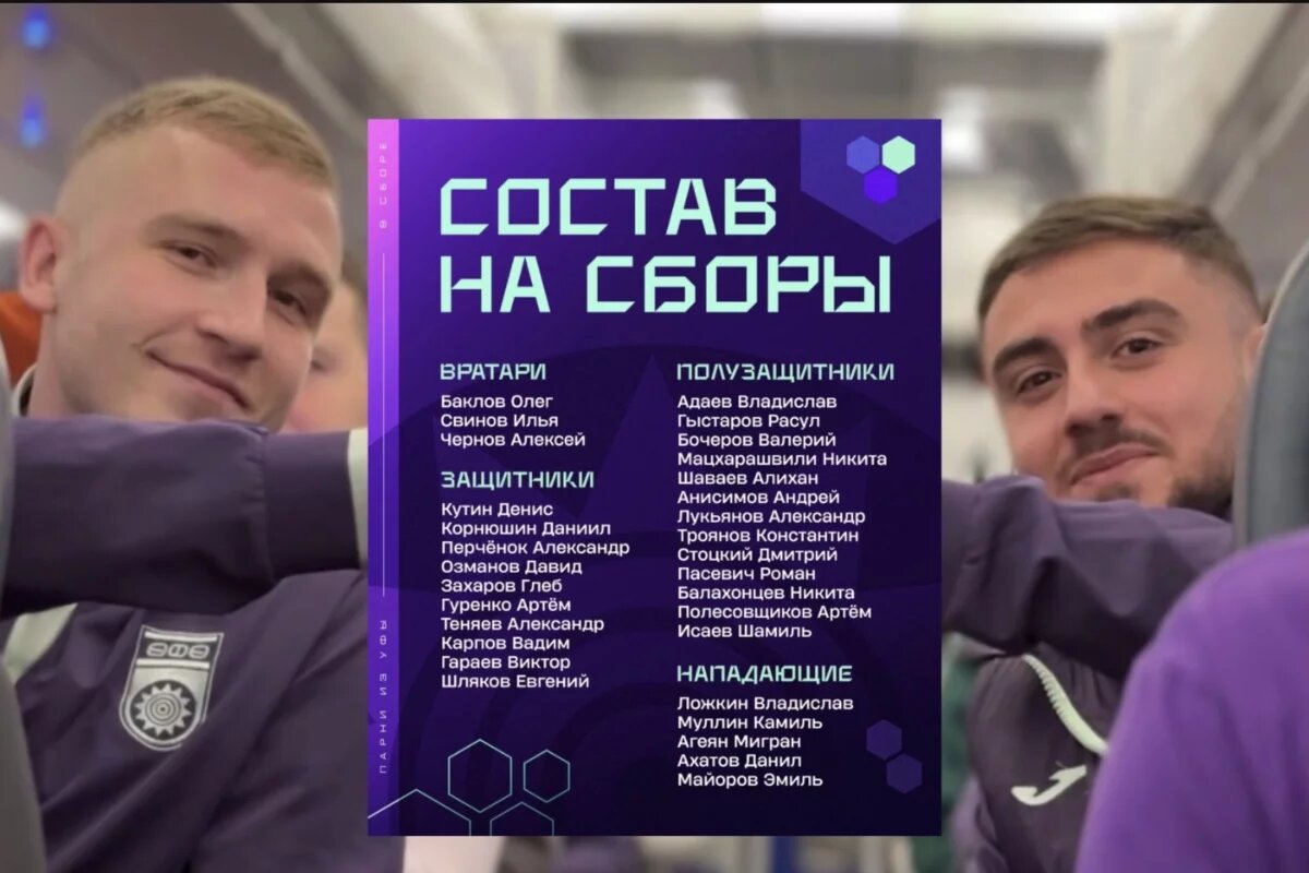    «Уфа» взяла с собой в Турцию четверых потенциальных новичков