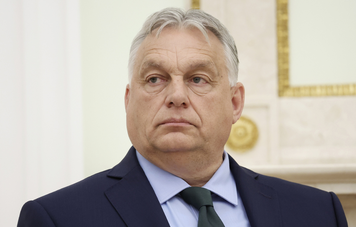    Премьер-министр Венгрии Виктор Орбан  Valeriy Sharifulin, Sputnik, Kremlin Pool Photo via AP