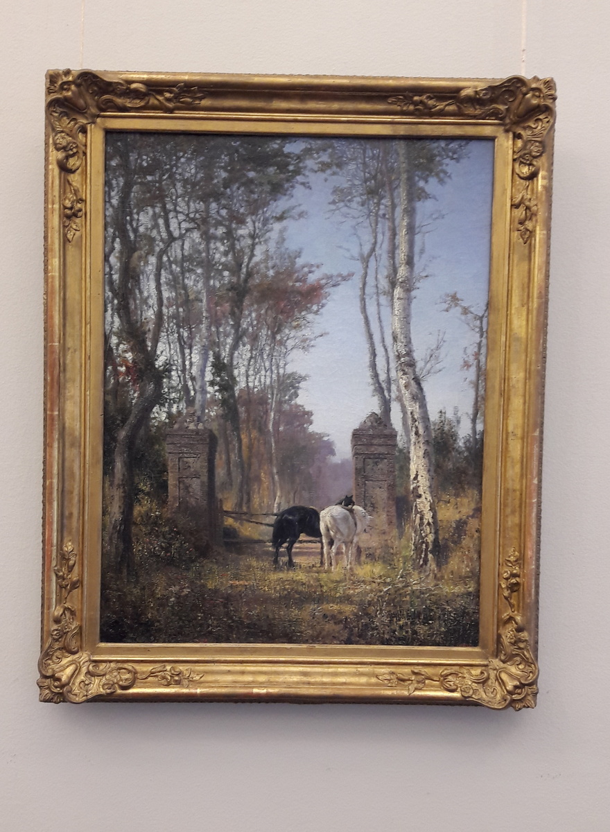 Поленов В.Д. «В парке. Место Вёль в Нормандии». Русский музей, фото автора.   