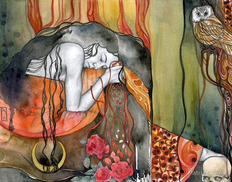 Персефона грустит в подземном Аиде, Patricia Ariel, 2009