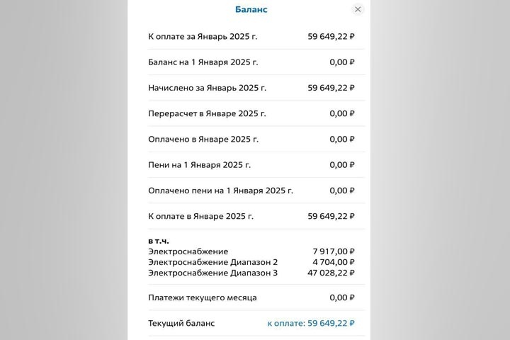 Скриншот платежки ЦРОКа
