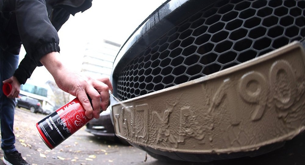 Водители могут лишиться прав за грязные номера на машине