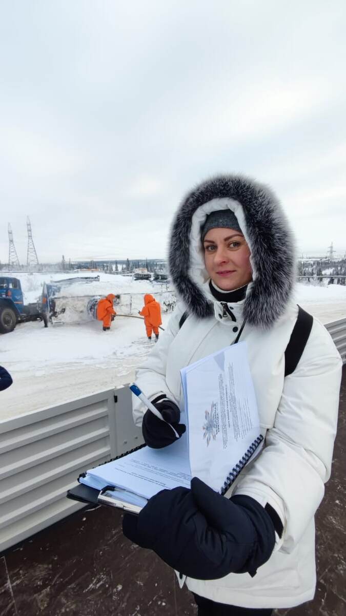 Ведущий научный сотрудник, к.п.н., Елена Горячева принимает участие в практических учениях