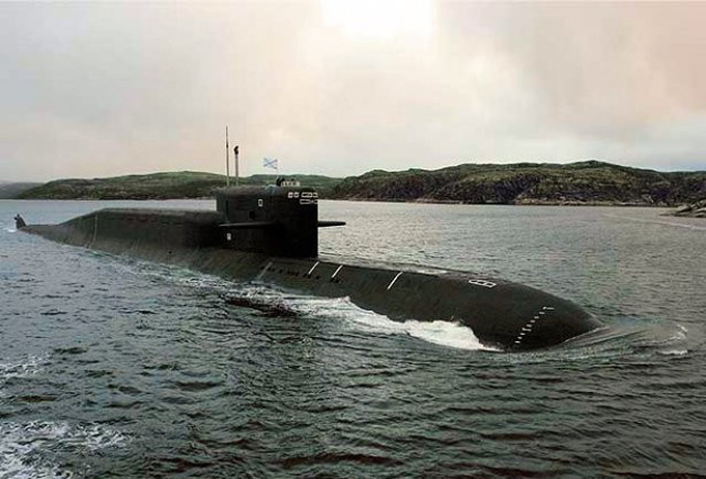 Атомный подводный ракетный крейсер К-407 «Новомосковск». Фото: www.nmosktoday.ru