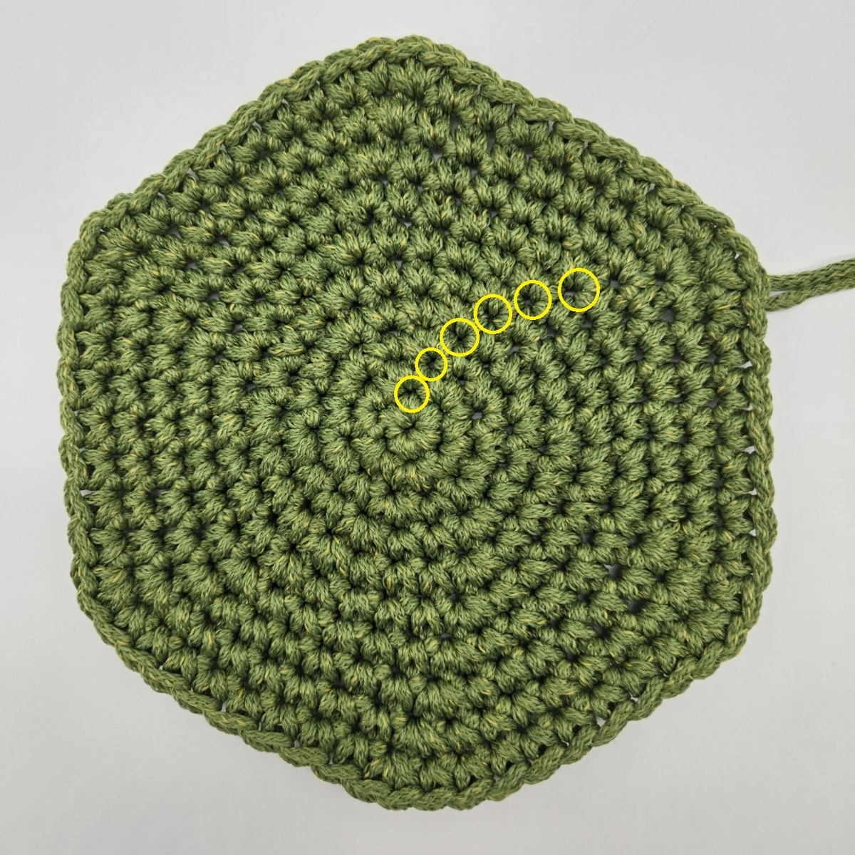 образец 10 рядов