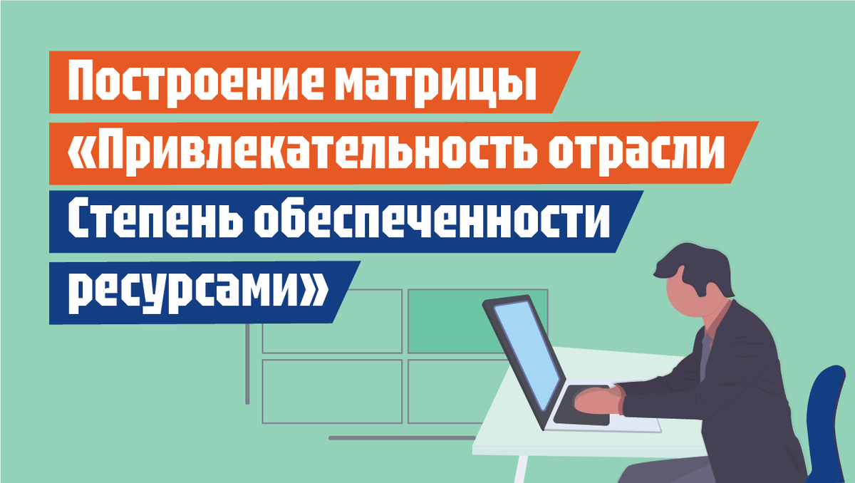 Построение матрицы «Привлекательность отрасли – Степень обеспеченности ресурсами»