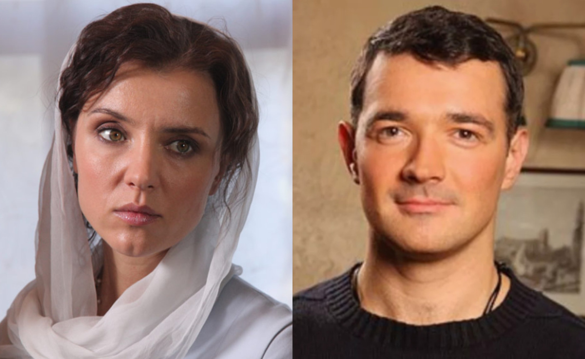 на фото Ксения Алферова и Егор Бероев