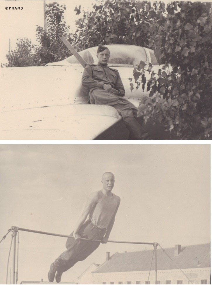 В. Аксёнов во время учебы в летном училище. 1953–1956 гг. Фото из коллекции РИАМЗ