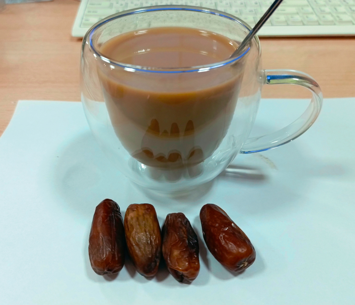 Мой утренний перекус на работе