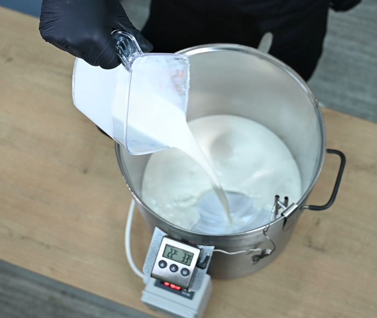 Пастерилизация молока в сыроварне Bergmann