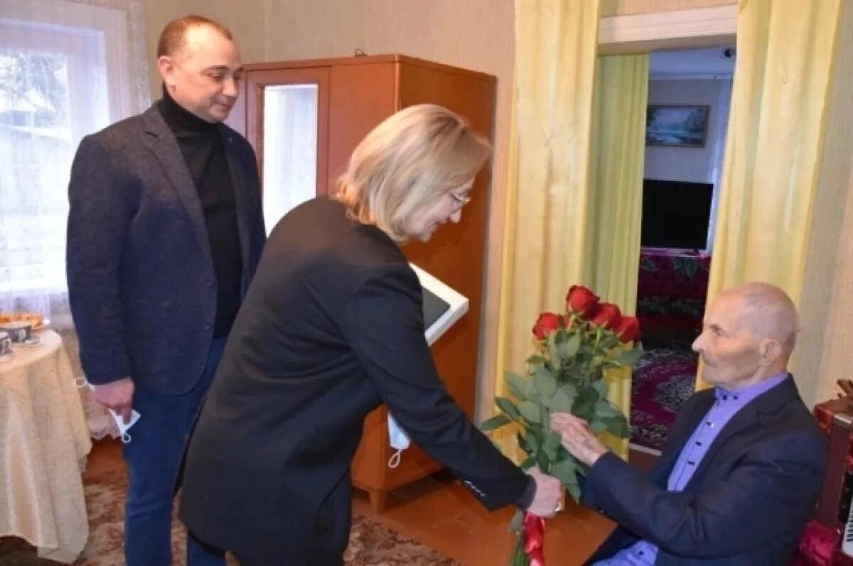    Житель Старооскольского округа Белгородчины отметил вековой юбилей