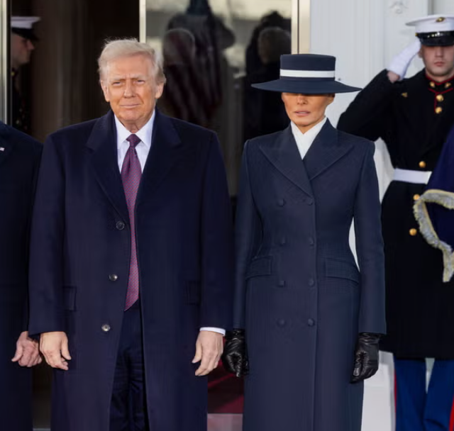 Мелания на инаугурации