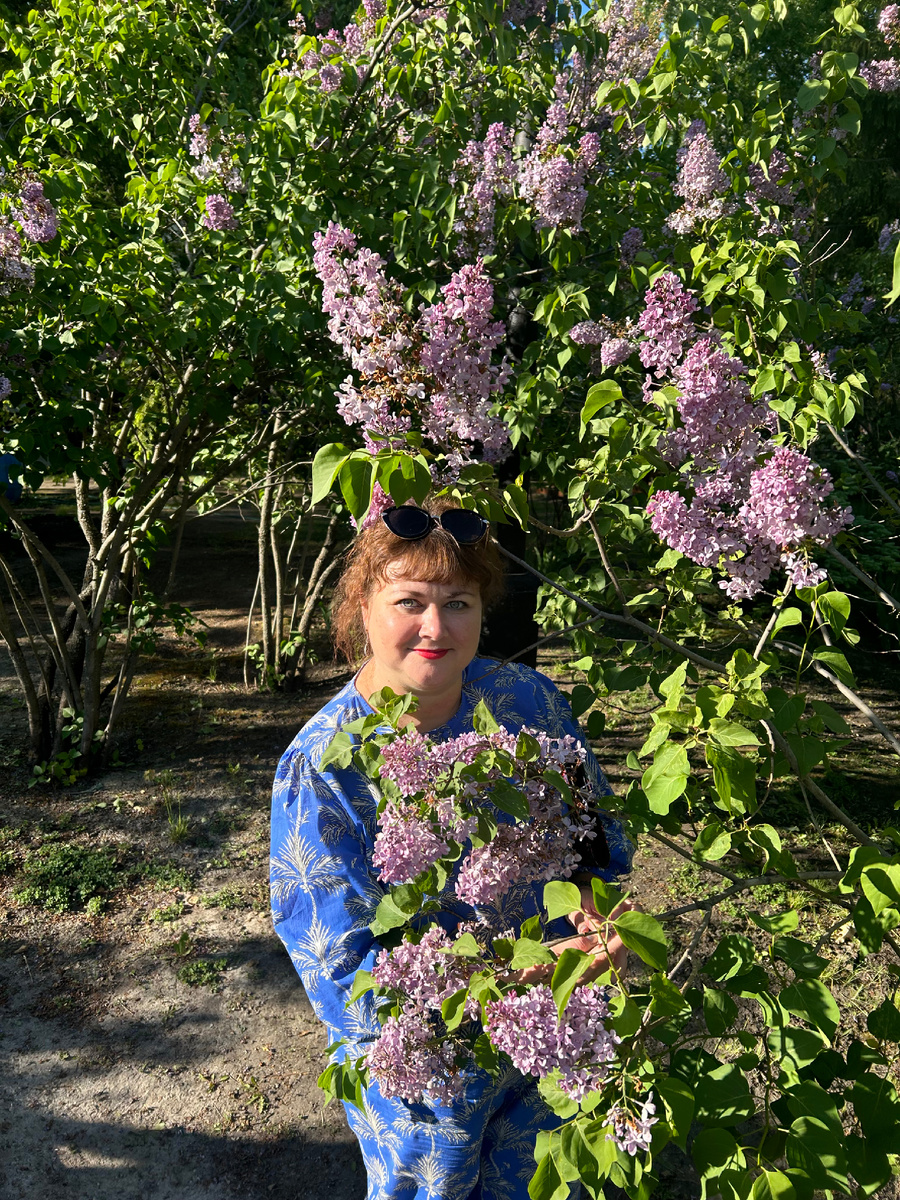 Весна 2024 года, скудно цветение сирени 