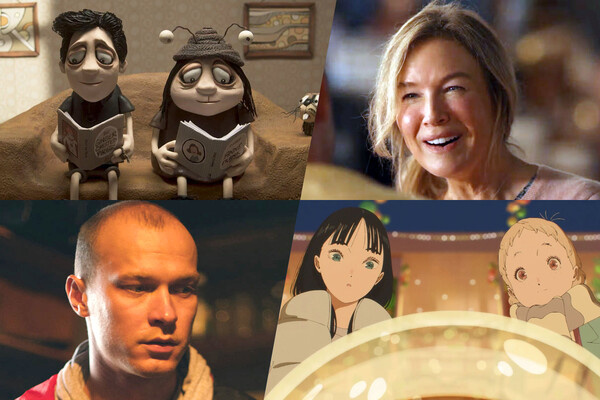 Кадры из фильмов «Мемуары улитки», «Бриджит Джонс. Без ума от мальчишки» (2025), «Кончится лето» и «Твой цвет» / Arenamedia /Miramax Films/Kion/Science Saru   📷