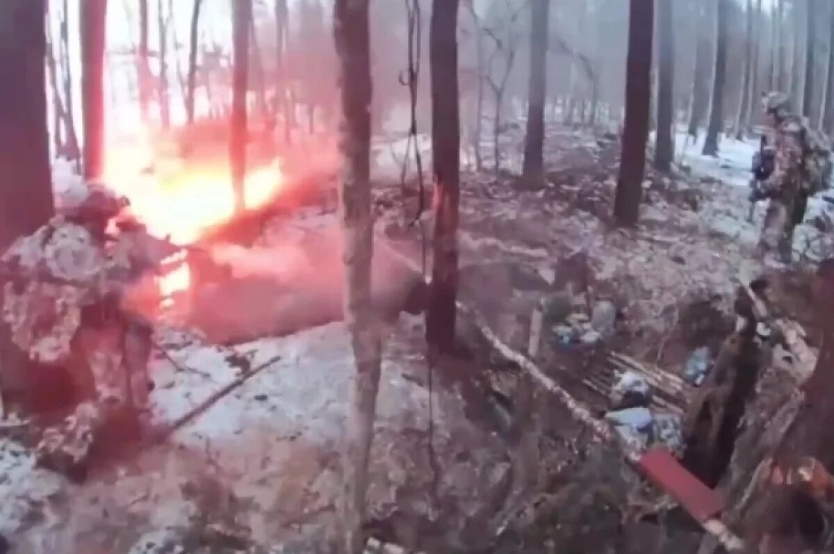    Опубликованы кадры штурма опорного пункта ВСУ с участием жителя Арзамаса