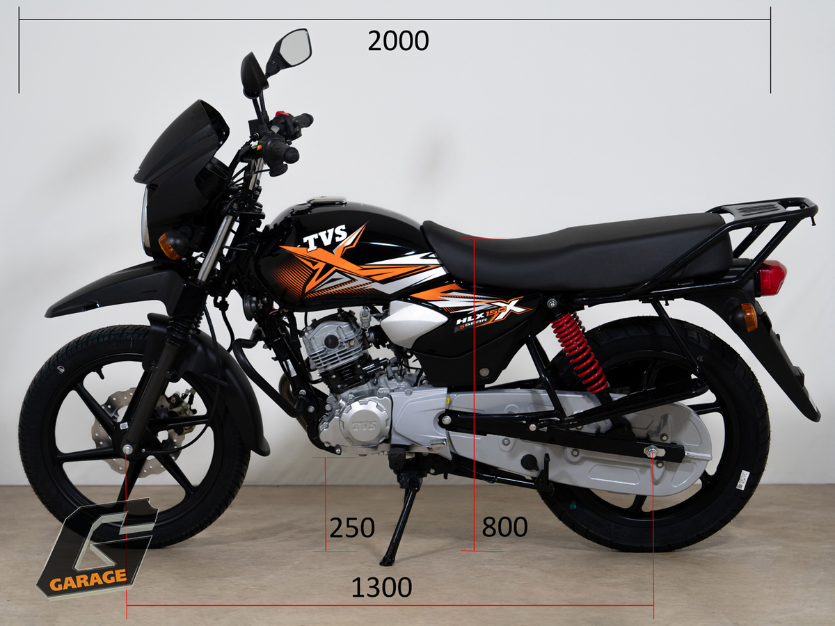 Новинка на российскоми рынке мототехники. Еще один представитель индийского производства! Очень качественный мотоцикл! Европейское качество по цене чуть выше стоимости китайских мотоциклов аналогичного класса! Очень ликвидное вложение денег! Купив мотоцикл TVS любой модели - он перейдет по наследству вашим детям и внукам, т.к. ресурс двигателя, рамы и подвесок впечатляющий - до 100000 км пробега. Гарантия - 2 года без ограничения пробега.

Внимание! Данный мотоцикл продается только в собранном виде. В коробках не отгружается!