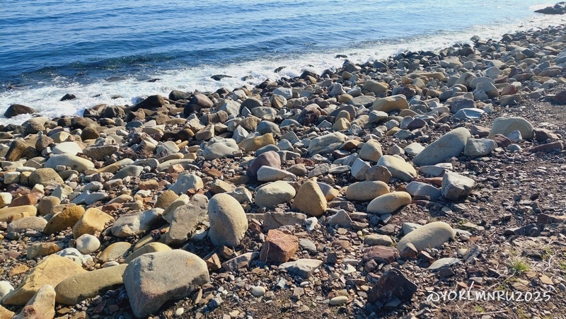 пляж Гранильни - 900 метров в длину, до идеально круглый камней мы не дошли |©yoklmnru2025