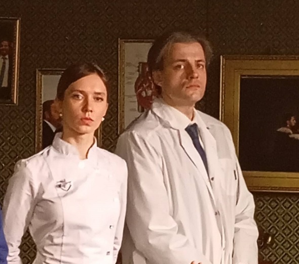 Иветта (А. Чепенко) и Степаношвили (С. Рожнов).