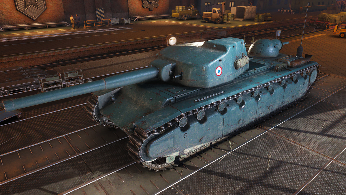 единственный косяк, вот эта маленькая башня сзади, которую приделали специально как "слабое место". От правого борта будет невозможно играть, придется только от левого