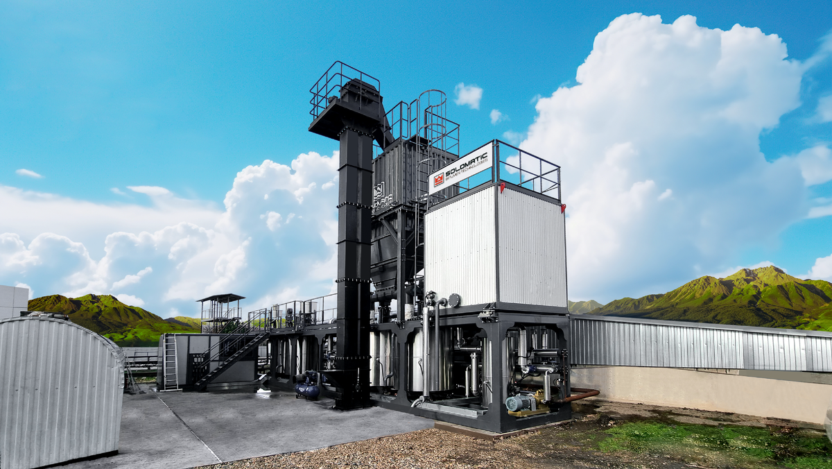 Установка для производства ПБВ от компании SOLOMATIC 