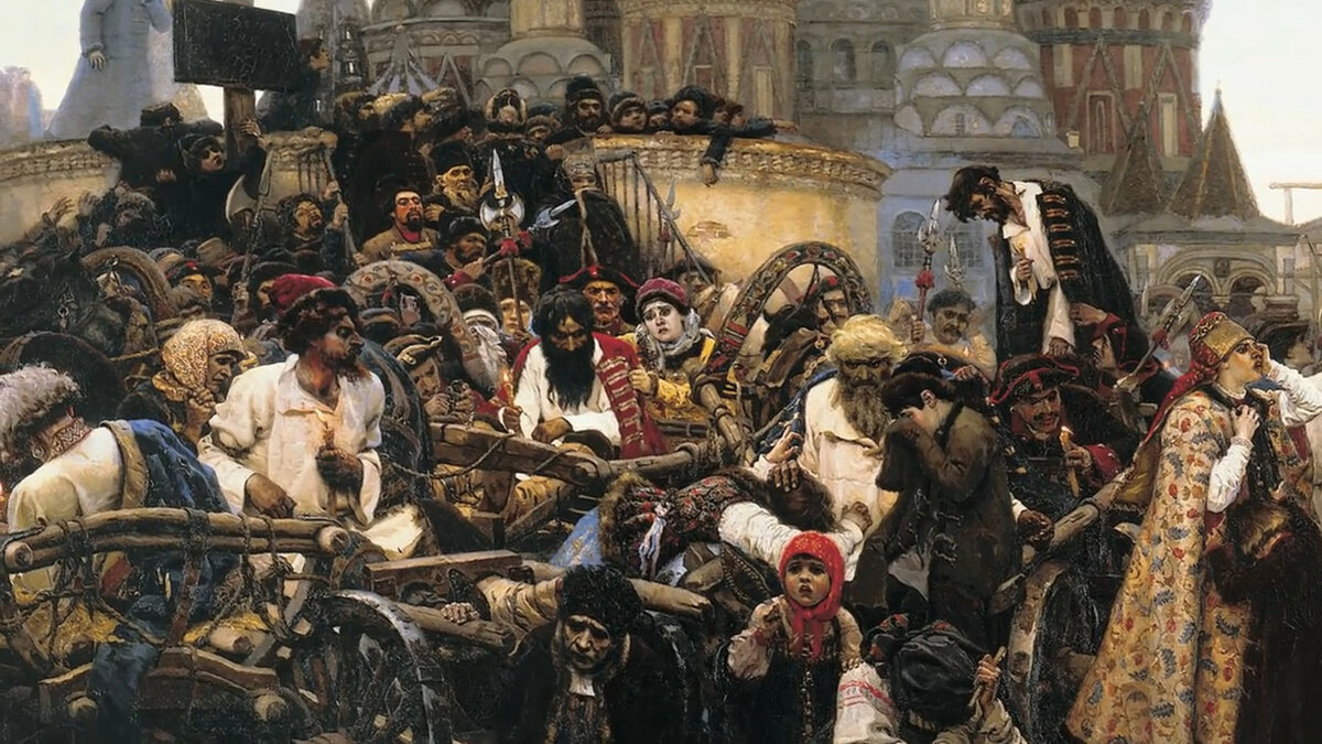 "Утро стрелецкой казни" картина художника В.И.Сурикова