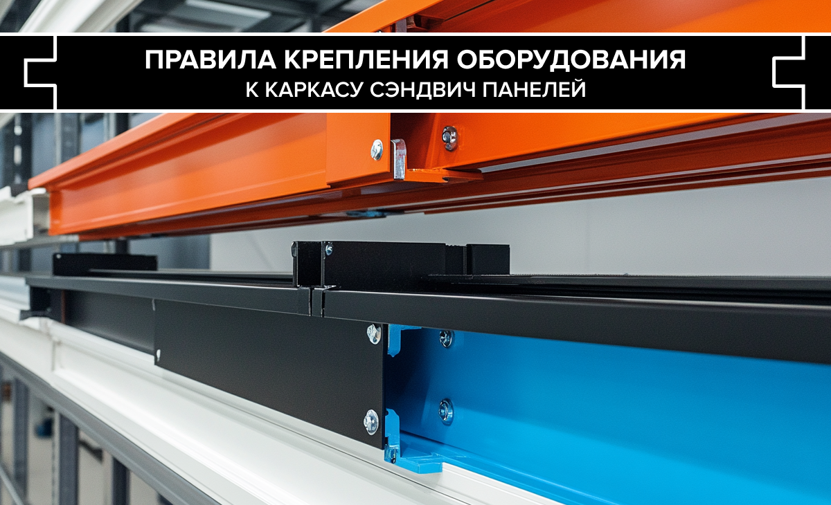 Правила крепления оборудования к сэндвич панелям