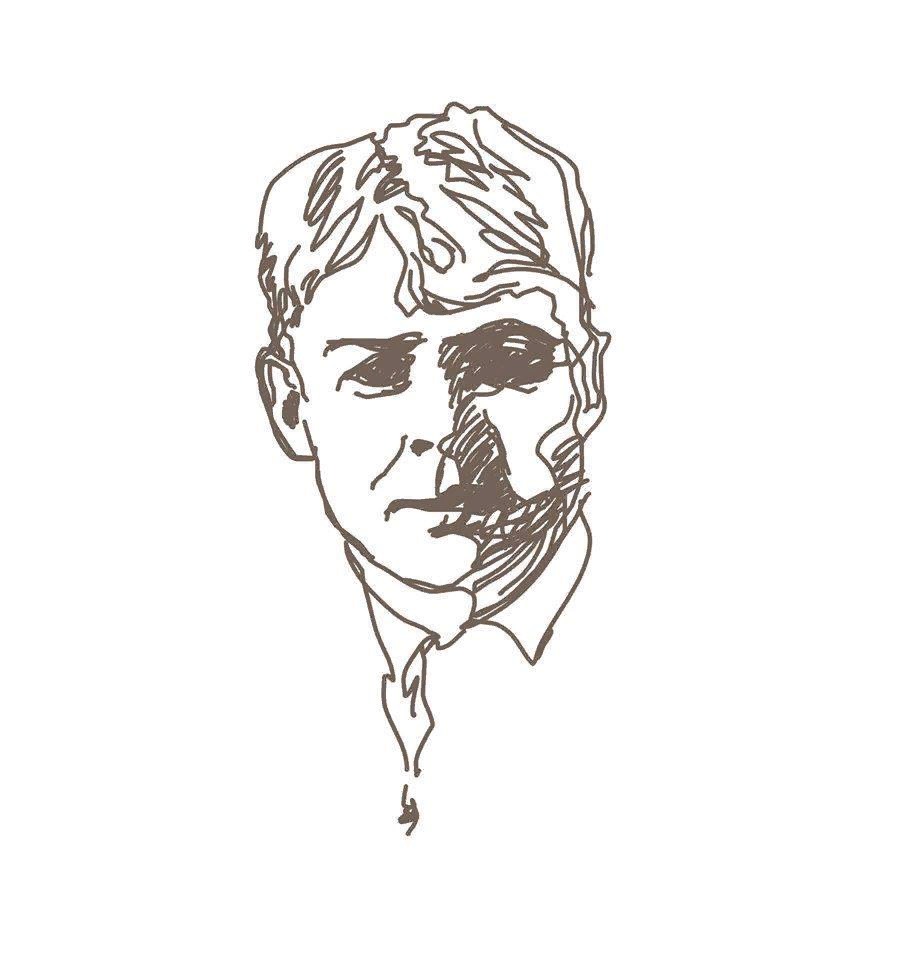 Таким я представил Сергея Есенина. Таким его и нарисовал.