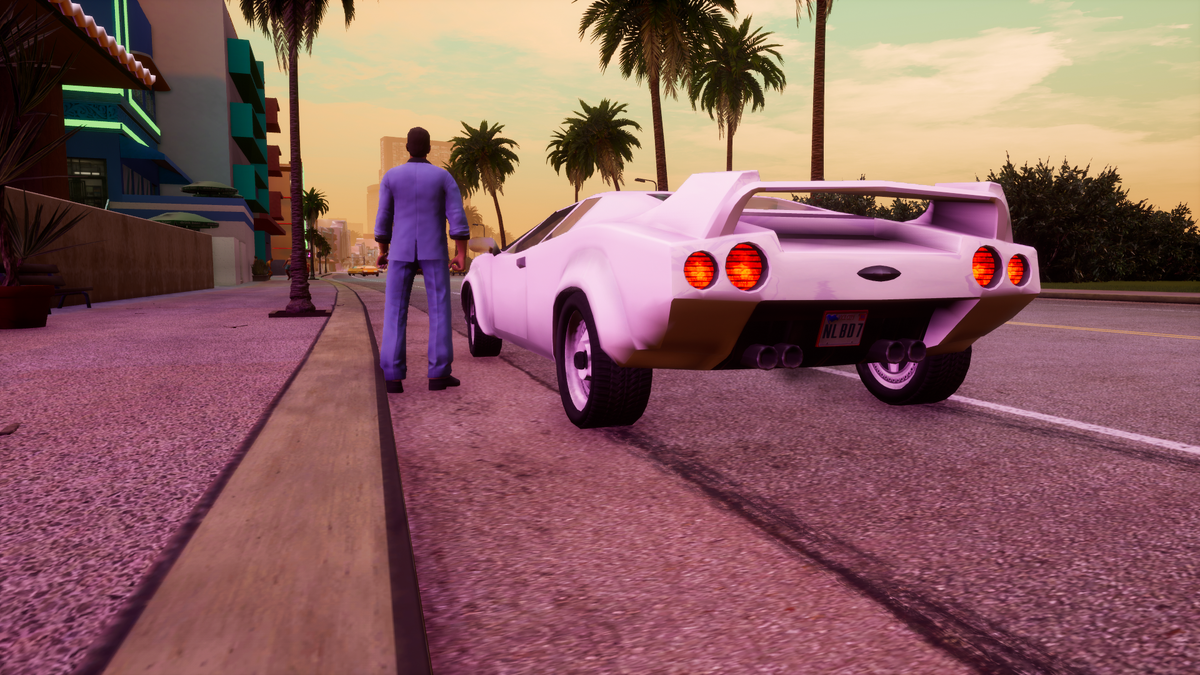 GTA: Vice City — The Definitive Edition с классическим освещением