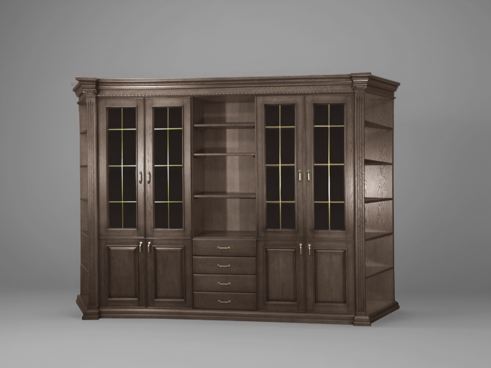 Шкаф книжный из массива дуба: https://granistilia.ru/catalog/kabinety-pod-zakaz/shkaf-knizhnyj-iz-massiva-duba1/