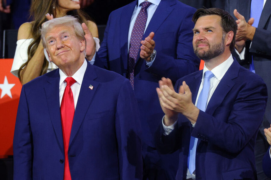 Трамп и Вэнс в Вашингтоне 