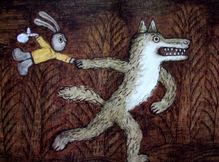 Кадр из м/ф "Лиса и Заяц"