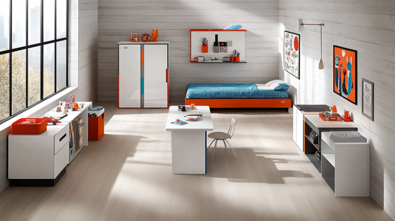    Безопасная и функциональная мебель для детской комнаты svkuhni77