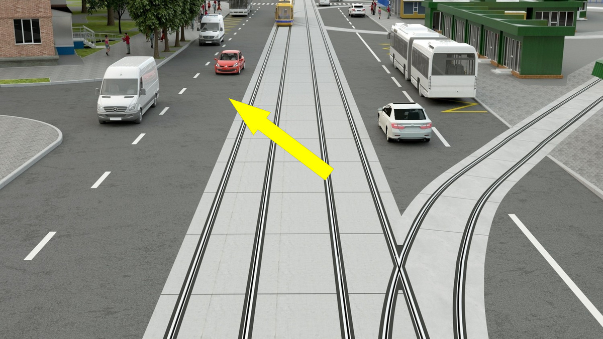    Мифы и Реальность: Можно ли ездить по трамвайным путям?