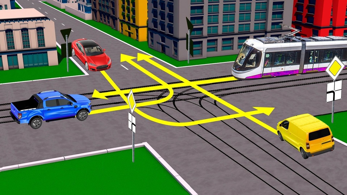    Мифы и Реальность: Можно ли ездить по трамвайным путям?