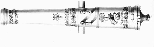 Пищали голландские 1634 года по рисунку Ф. Теллота из книги А. Лобина «Пушки первых Романовых: русская артиллерия 1619-1676 гг.». М., 2022