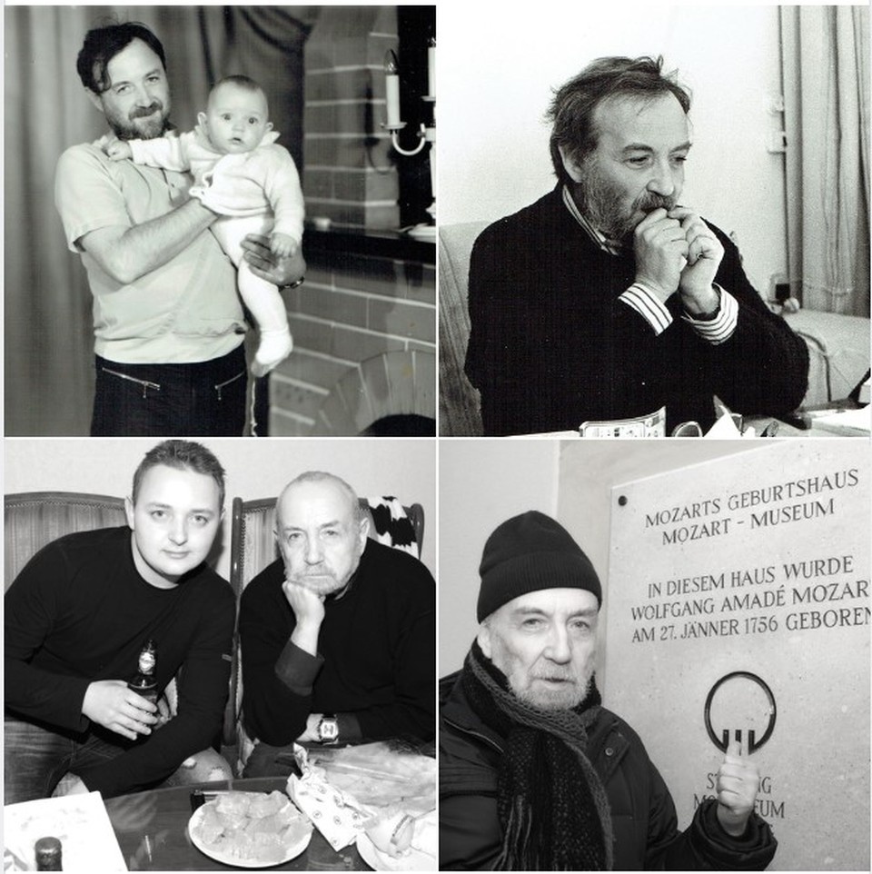    Маэстро Герцман с сыном Львом.