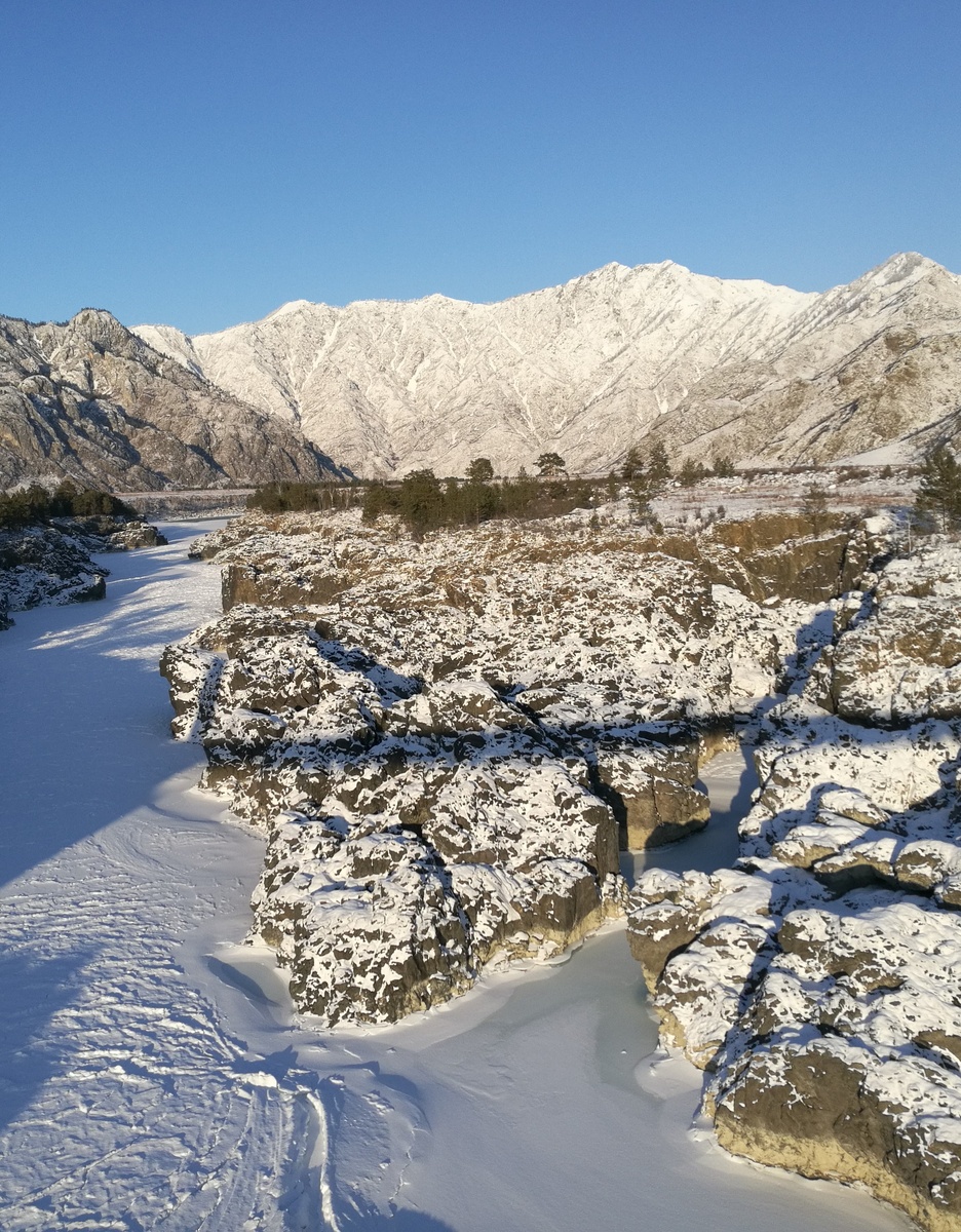 Вид у Ороктойского моста 