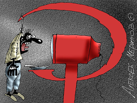 карикатура в газете "МК" 