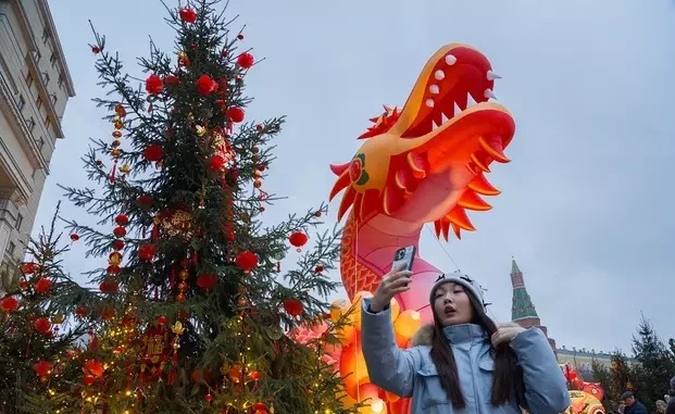 Китайский Новый год  в  Москве.