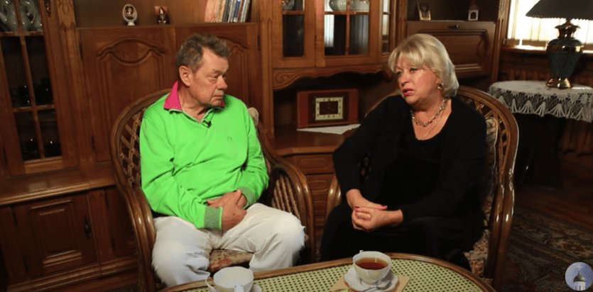 Поргина и Караченцов. Фото — youtube.com/channel/Свято-Eлисаветинский монастырь