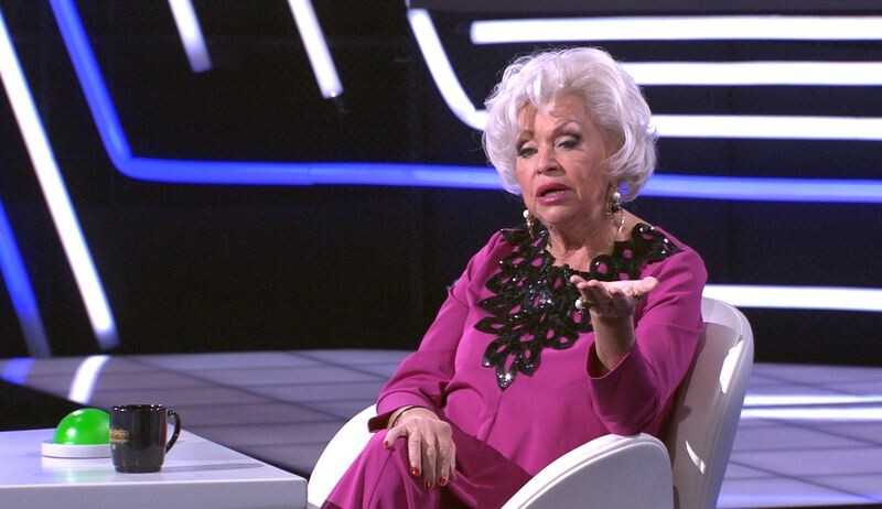 Людмила Поргина. Кадр со съемок шоу "Секрет на миллион"