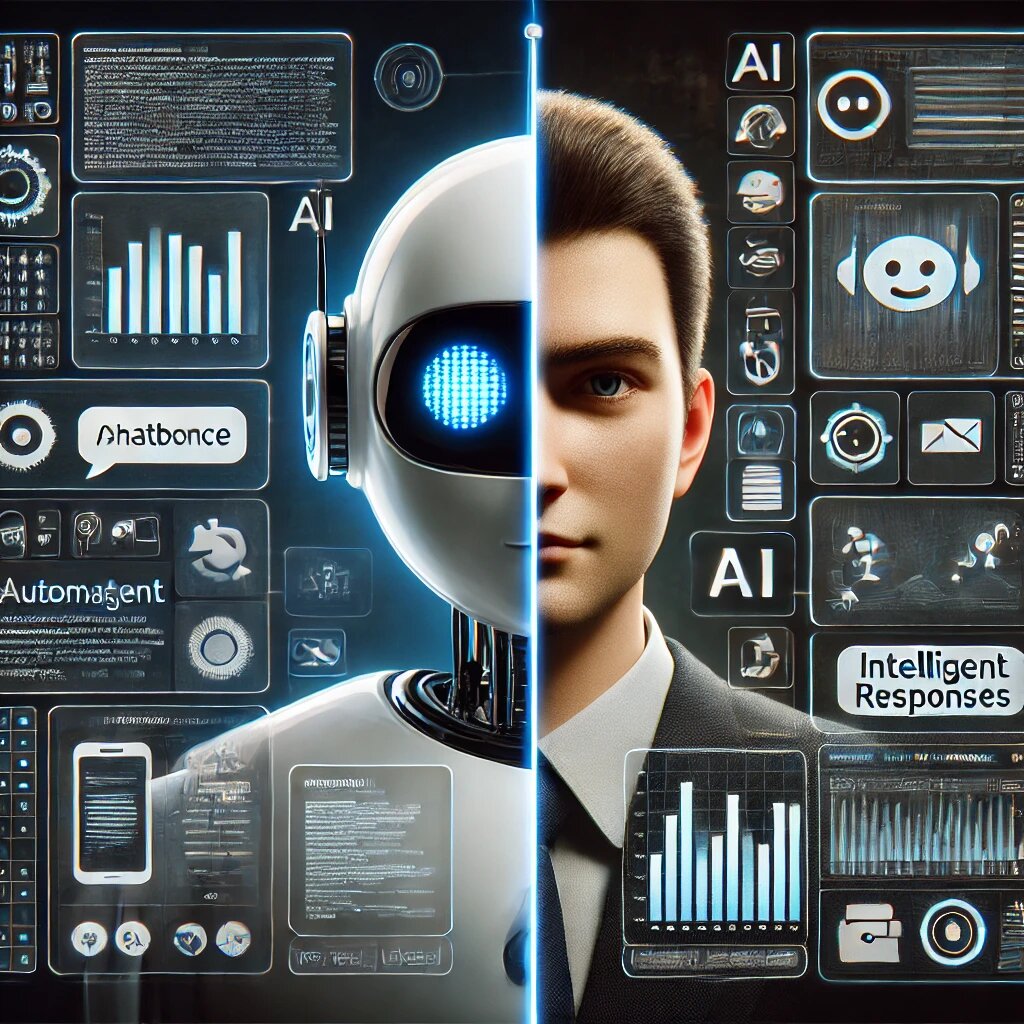 Сравнение стандартного чат-бота и ИИ-ассистента