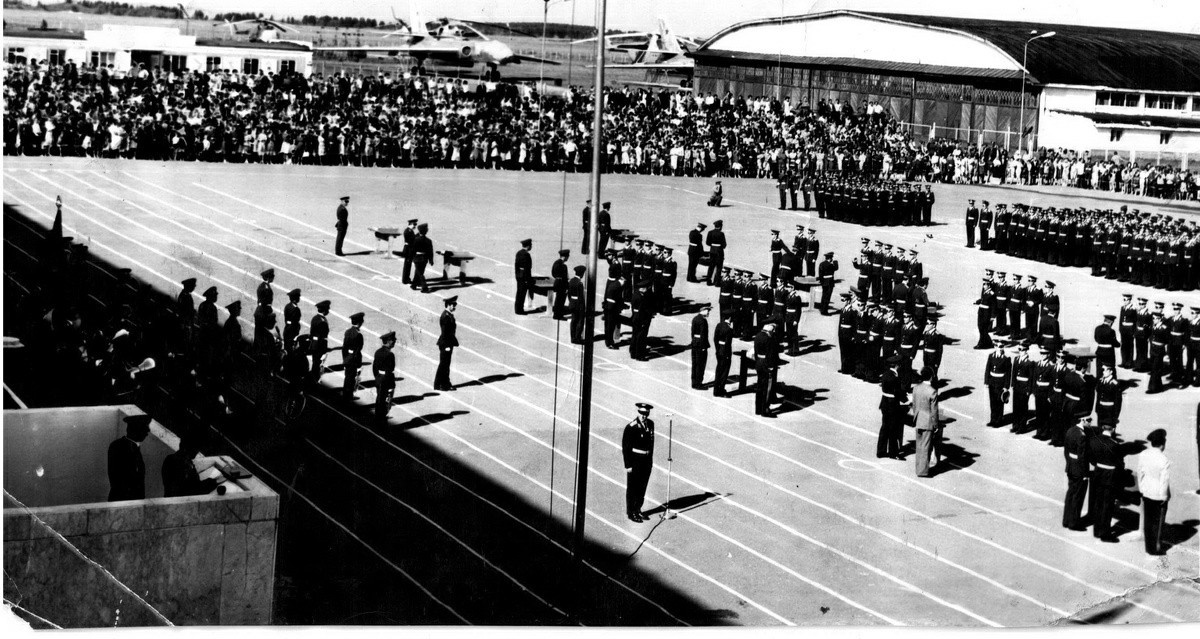 г. Пермь. Предположительно июнь 1983 года. Выпуск. Пермское ВАТУ.