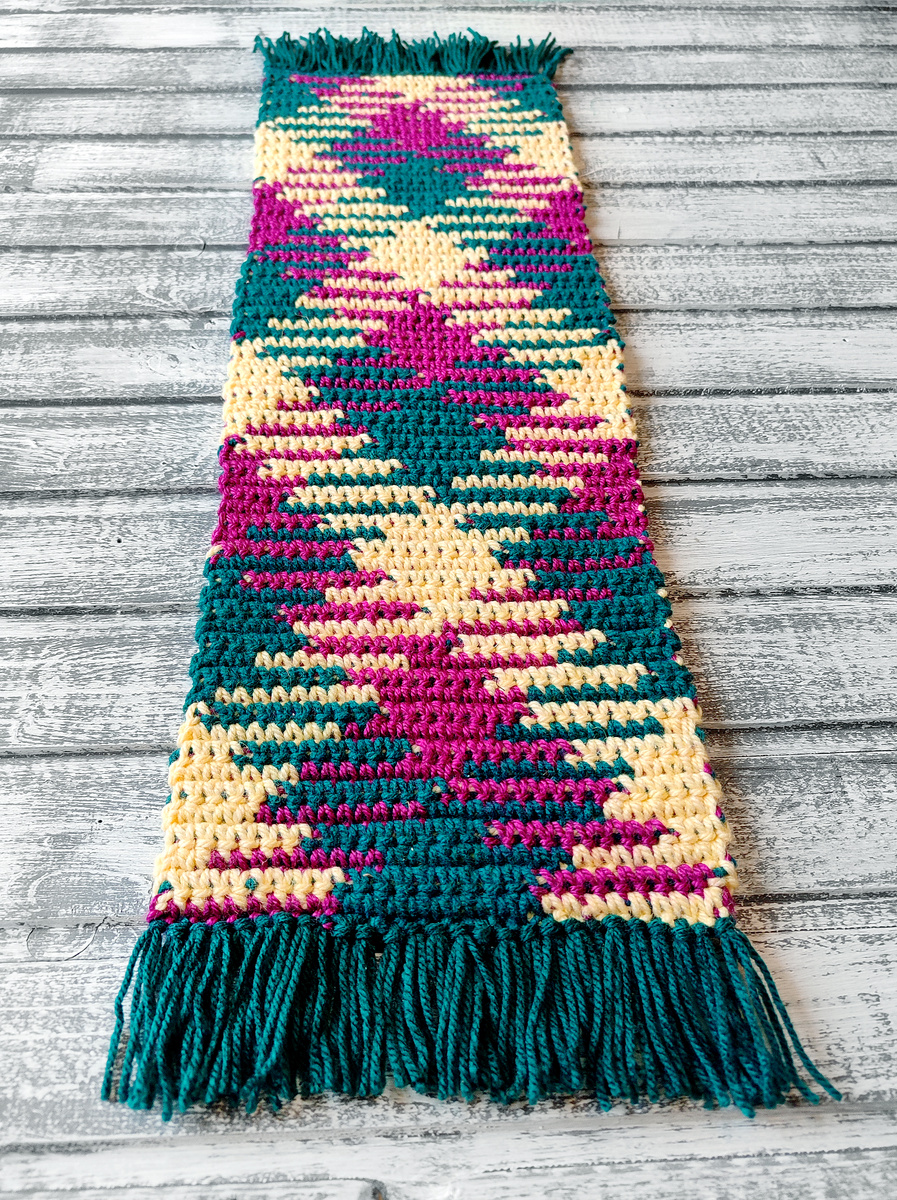 Салфетка-дорожка крючком