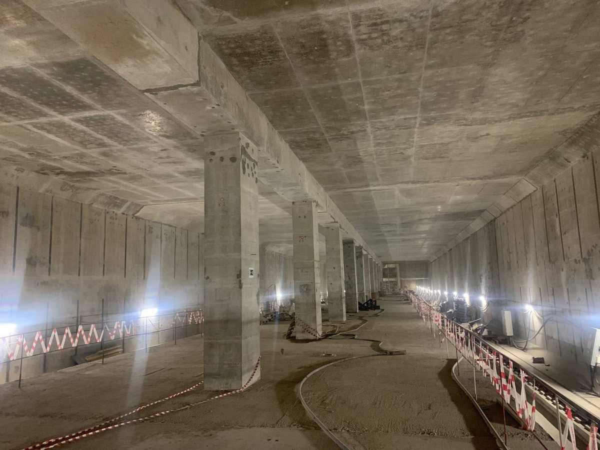 📷 1.1: Завершены монолитные работы в уровне платформы.