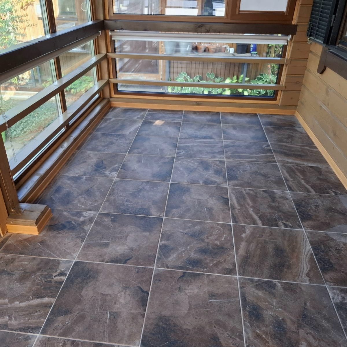 Зимний сад вскоре после ремонта