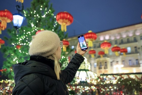    Празднование китайского Нового года в Москве