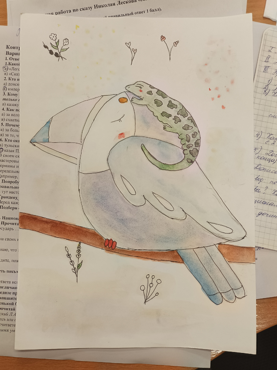 Старшие рисуют