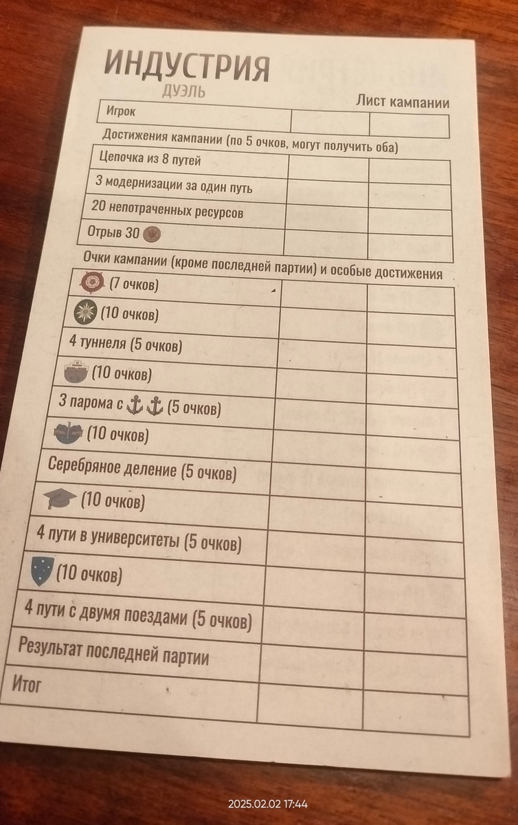 Лист кампании